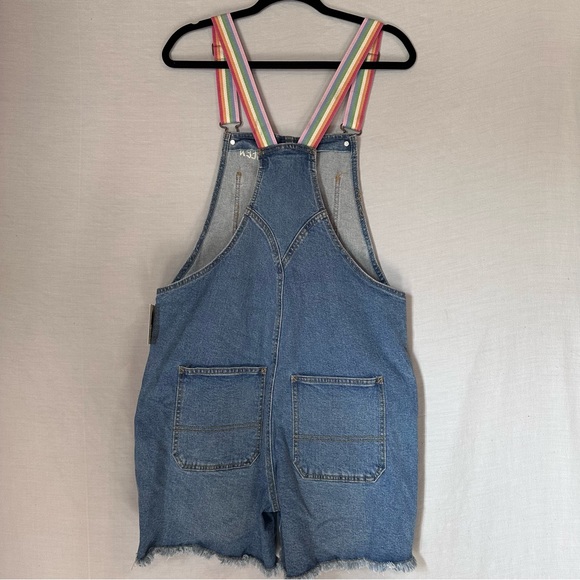 NWT Target Pride Queen Rainbow Overalls M - Picture 7 of 8